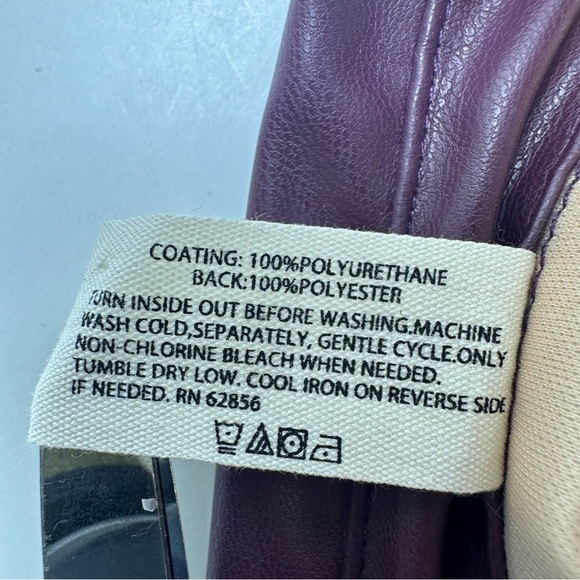 HUE Women's Burgundy Button-Down Shirt - Picture 6 of 9